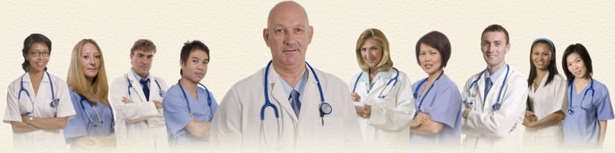row of doctors